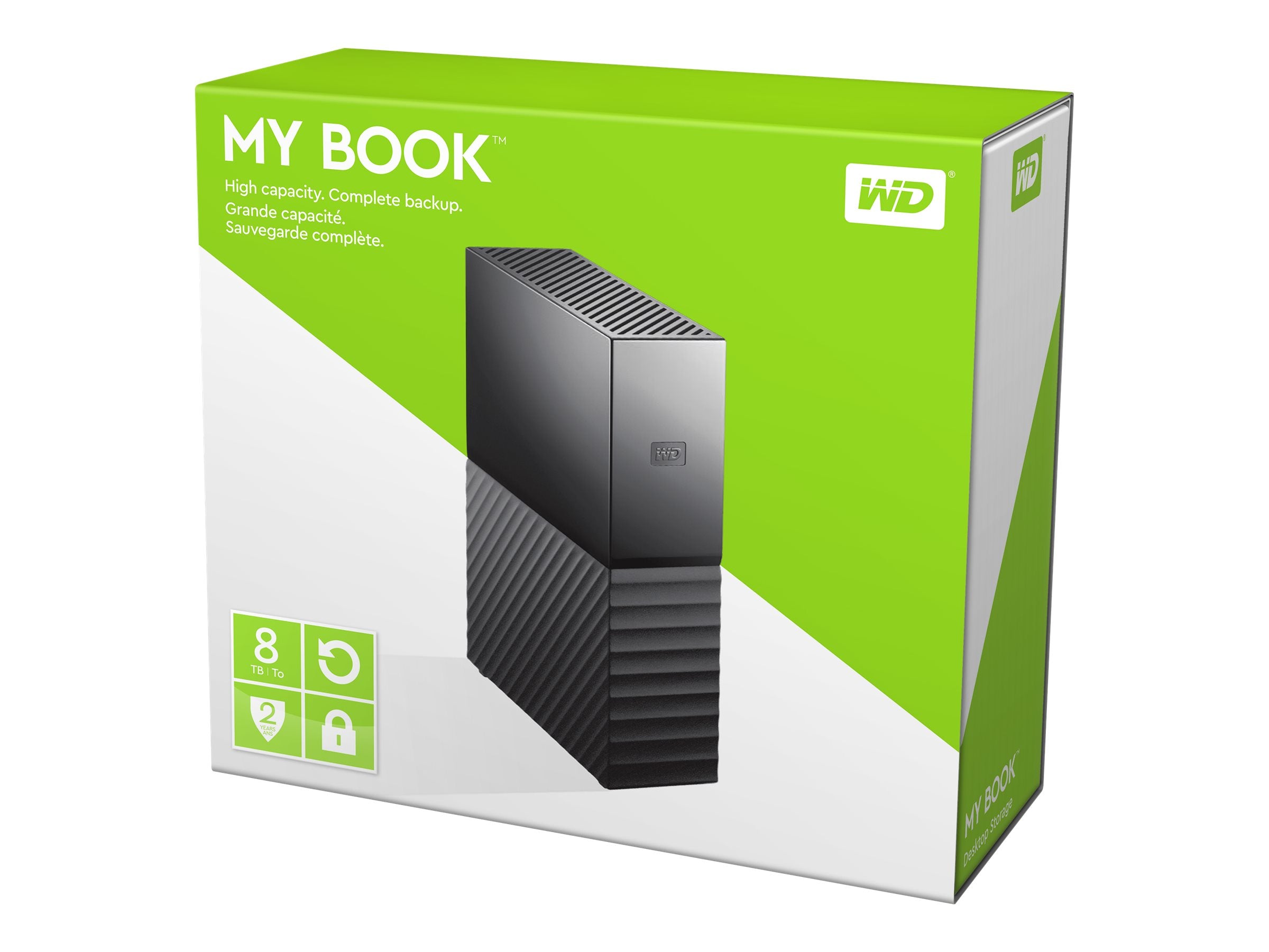 WD My Book 8TB HDD USB3.0 extern - Vorderansicht