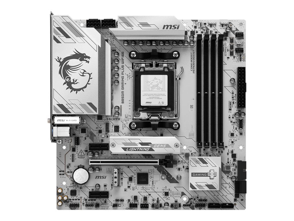 MSI B850M GAMING PLUS WIFI6E AM5 mATX MB Vorderansicht