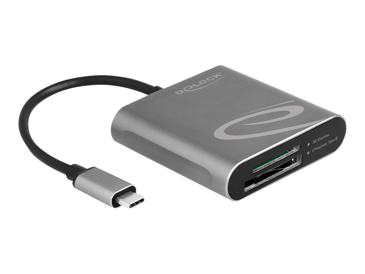 DELOCK USB Type-C Card Reader Vorderansicht