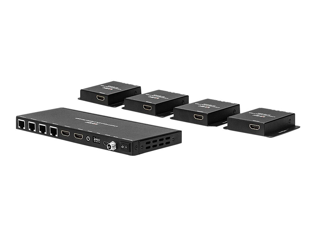 LINDY 50m Cat.6 4 Port HDMI und IR Splitter Extender Verpackung