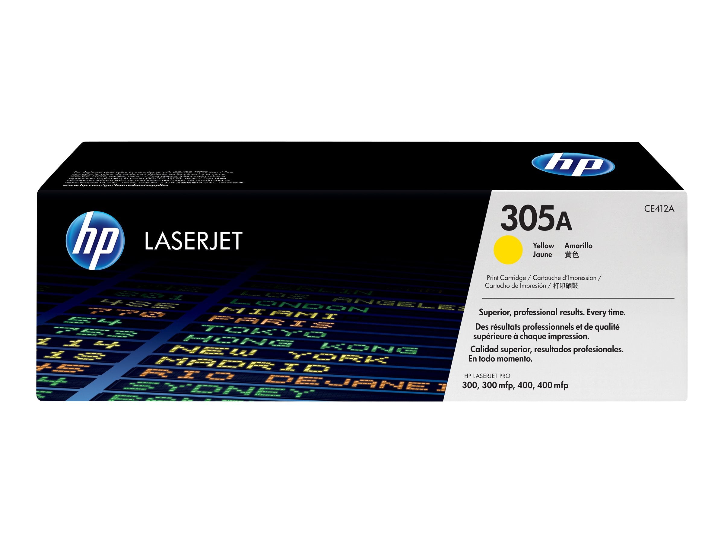 HP 305A Tonerpatrone gelb Vorderansicht