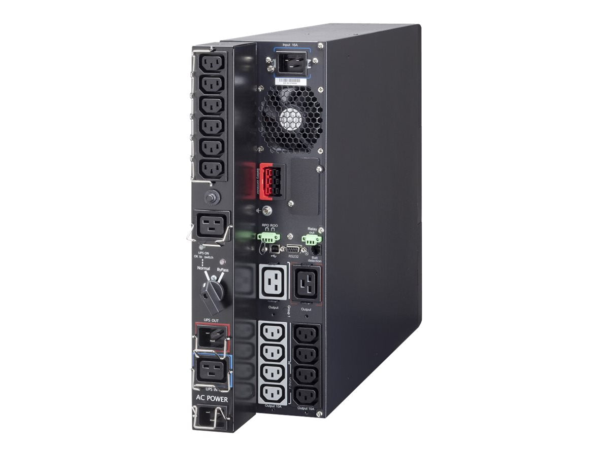 EATON 9PX 2200i RT3U HotSwap UPS Rack AC 200/208/220/230/240V 2200Watt 2200VA 1-phase RS-232 USB output connectors 20 PFC 3U