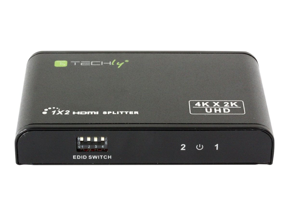 TECHLY HDMI2.0 Splitter 4K UHD 3D 2-Port Vorderansicht