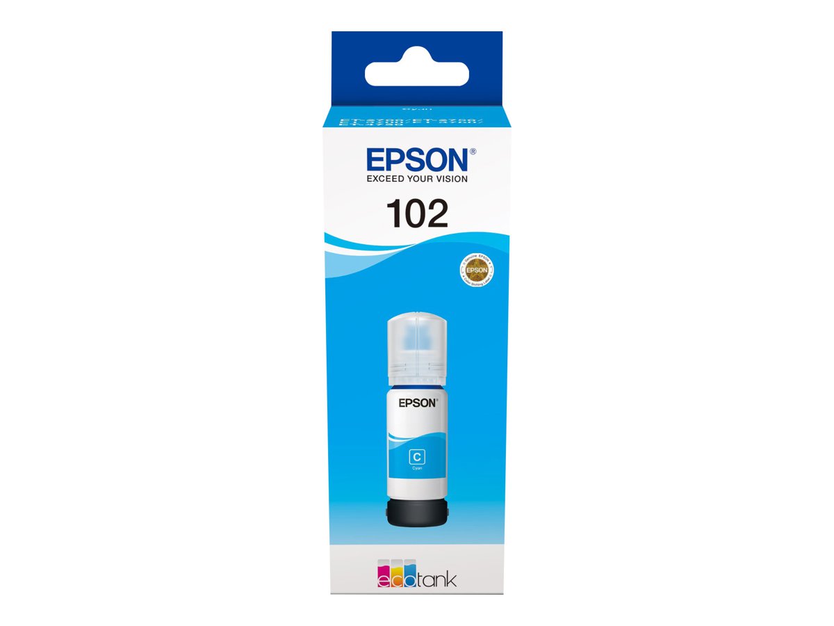 EPSON 1LB 102 EcoTank Cyan Tintenbehälter Detailansicht