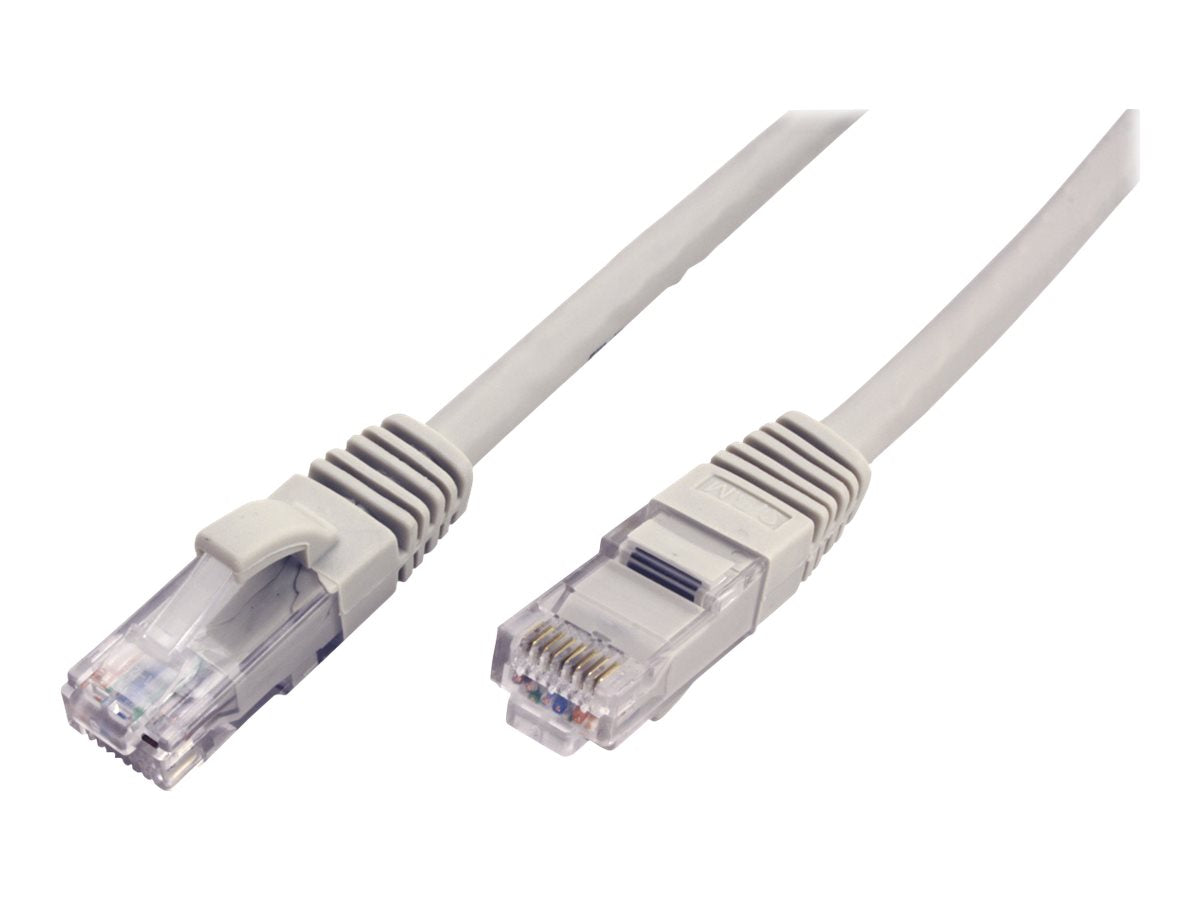 VALUE Patchkabel Kat.6A Class EA UTP grau 5m - Vorderansicht