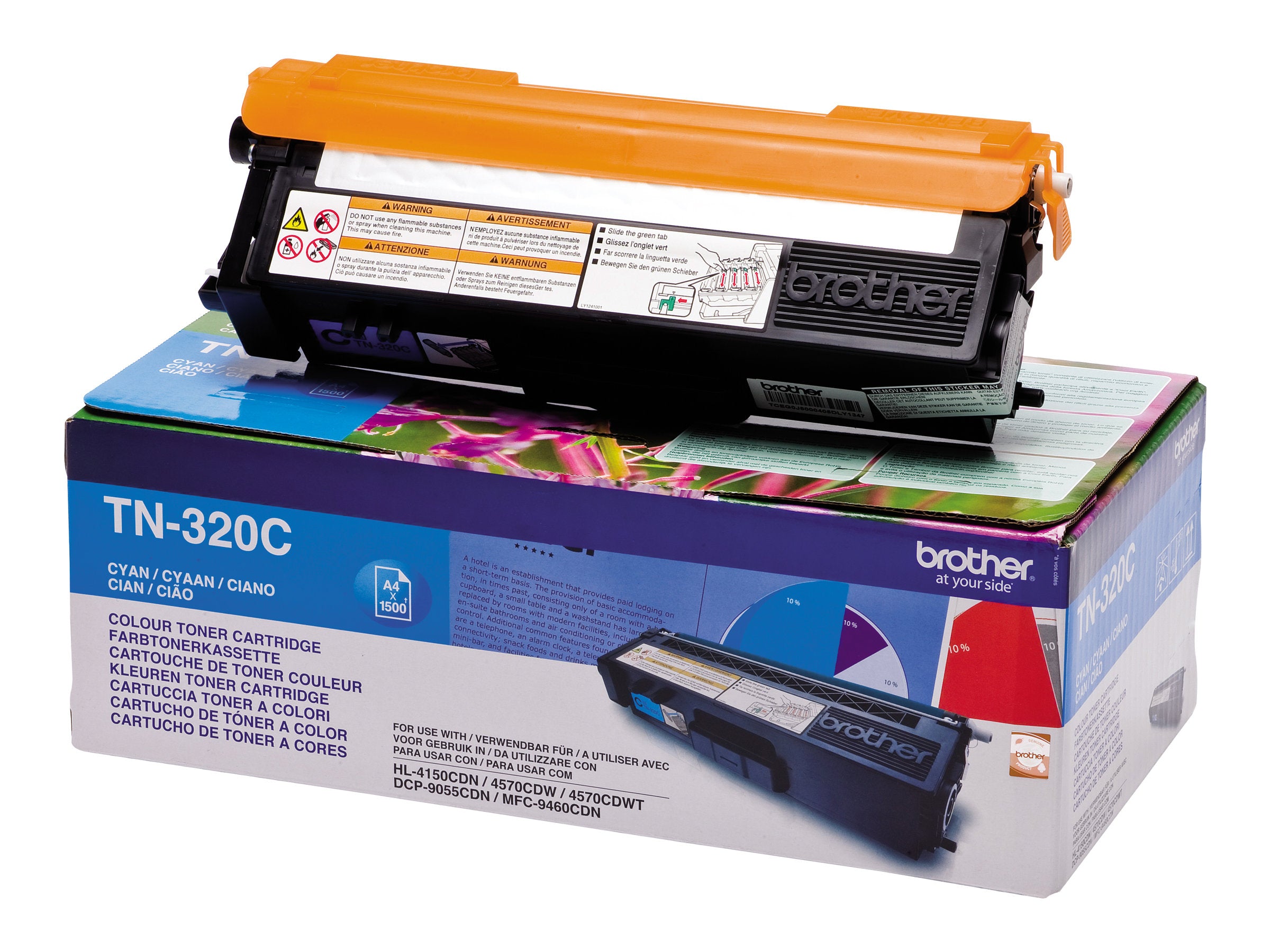 BROTHER TN-320 Toner cyan Verpackung