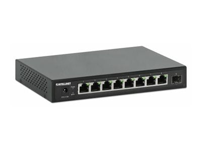 INTELLINET 9-Port Switch Rückansicht