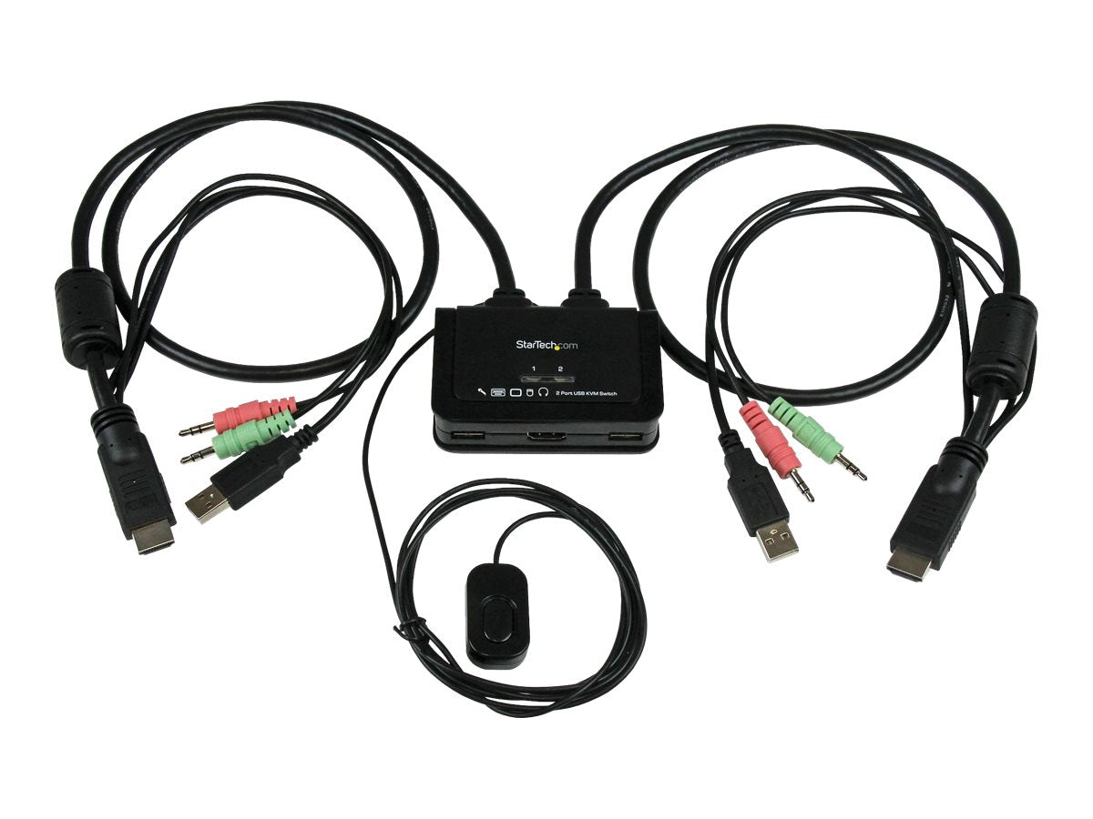 STARTECH.COM 2 Port USB HDMI KVM Switch mit Audio - Verpackung