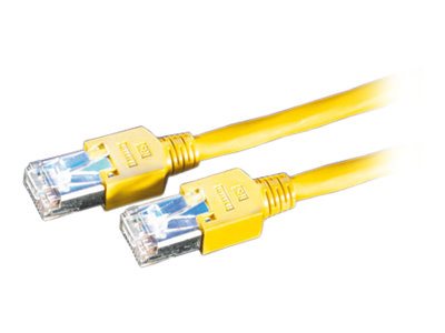 DÄTWYLER Patchkabel Kat.5e Class D S/UTP CU 5502 flex PVC Hirose TM11 gelb 5m - Vorderansicht