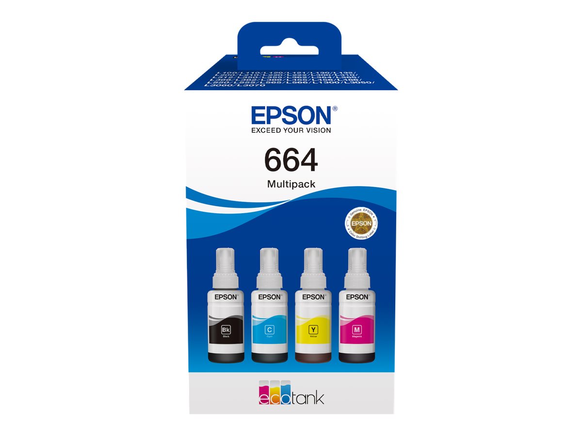 EPSON 1LB 664 EcoTank 4-colour Multipack - Vorderansicht