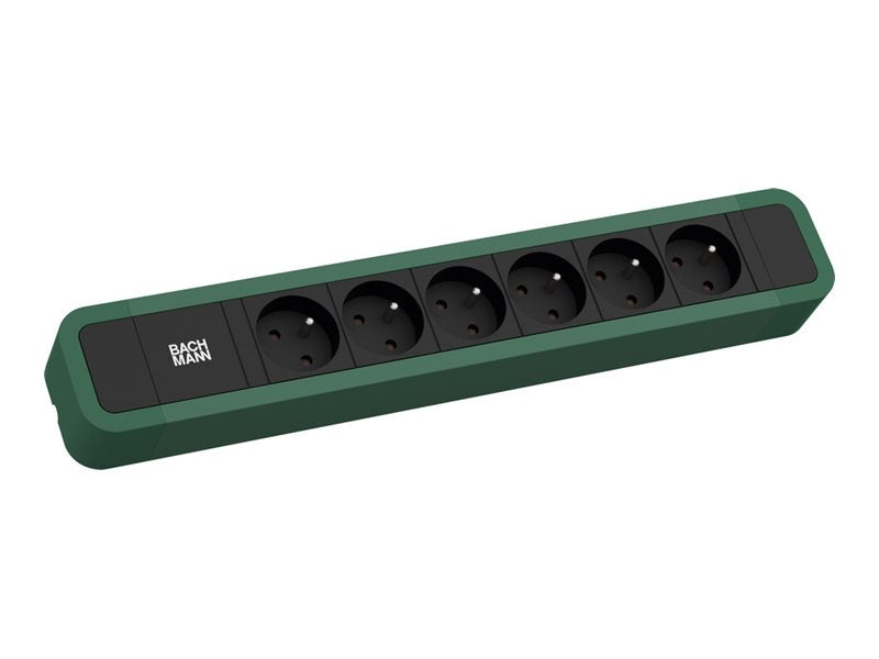BACHMANN PRIMO 2 6xUTE 2,0m CEE7/7 RAL6028 Vorderansicht