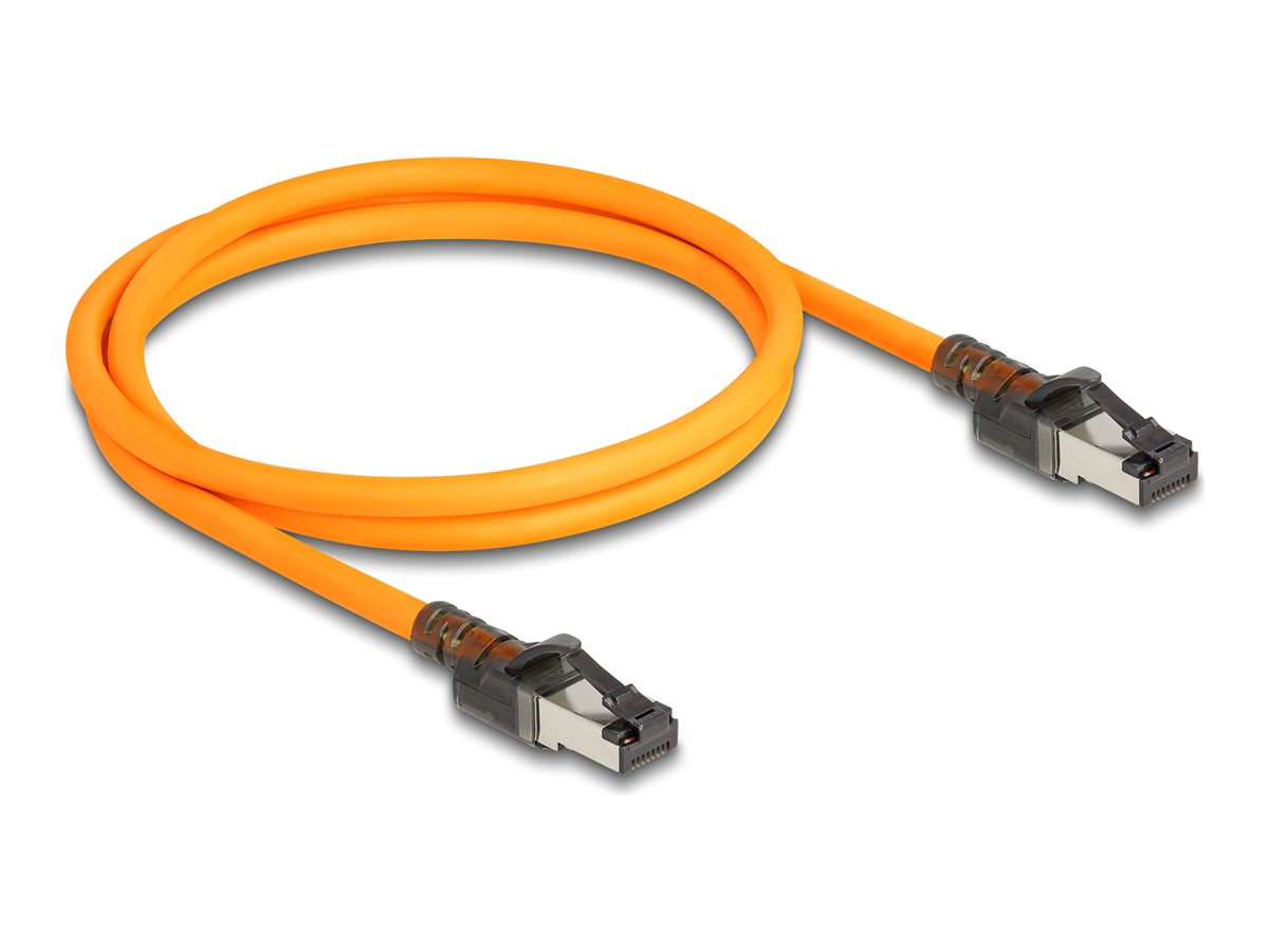 DELOCK RJ45 Netzwerkkabel mit USB Type-C Portfinder Funktion - Vorderansicht