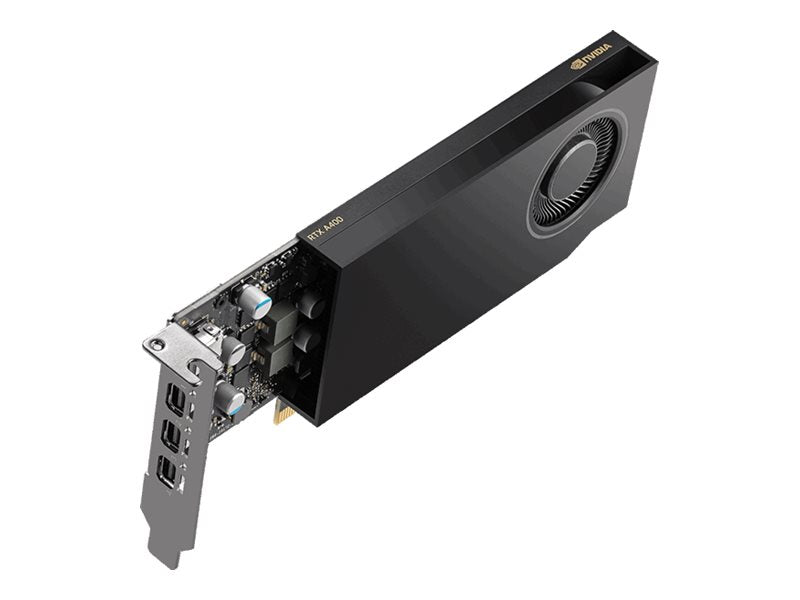 PNY NVIDIA RTX A400 4GB Low Profile OEM Version - Vorderansicht