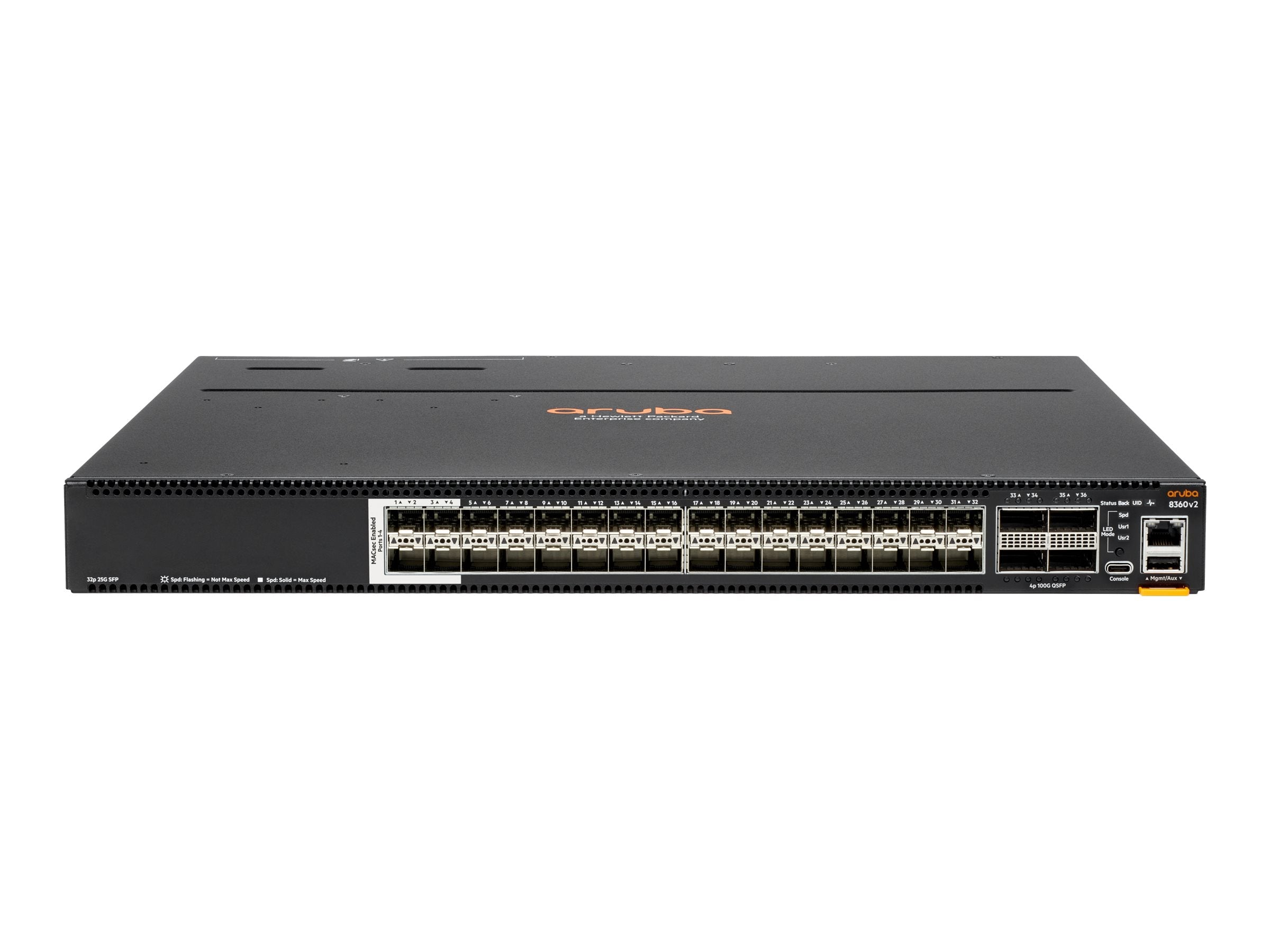 ARUBA HPE Aruba 8360 Switch Bundle 32Y4C v2 Vorderansicht