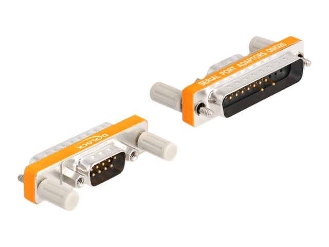 DELOCK Adapter D-Sub 9 Pin Stecker Vorderansicht