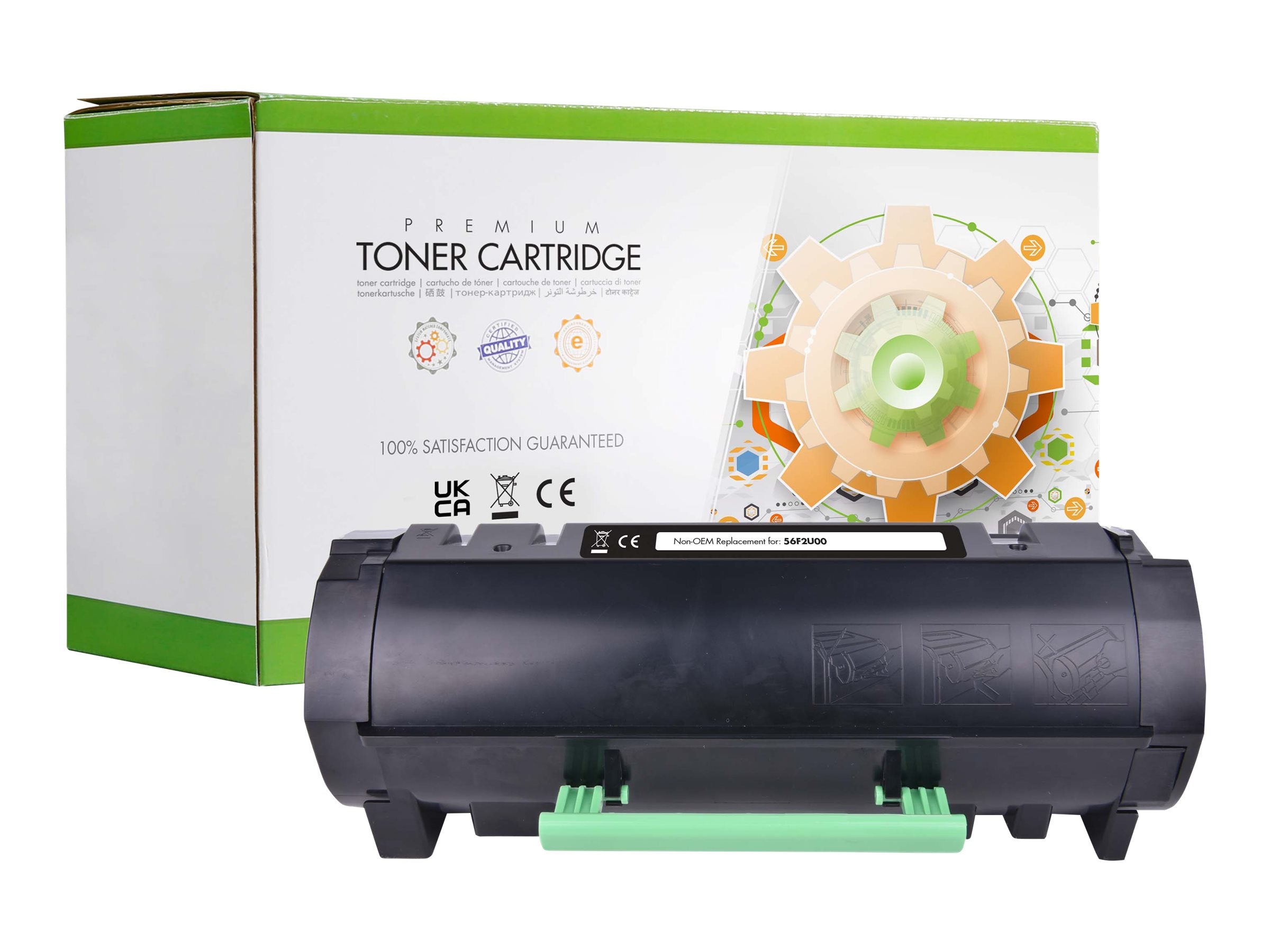 STATIC Toner cartridge compatible with Lexmark 56F2U00 Vorderansicht