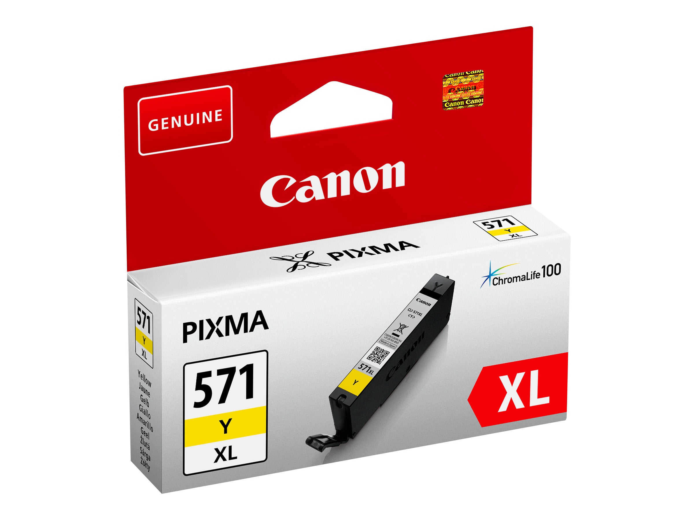 CANON 1LB CLI-571XL Y Tintenbehälter Detailansicht