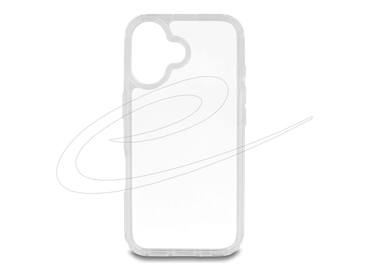 DELOCK Schutzhülle für iPhone 16 transparent - Vorderansicht