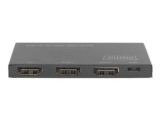 DIGITUS DS-45322 Ultra Slim HDMI Splitter Vorderansicht