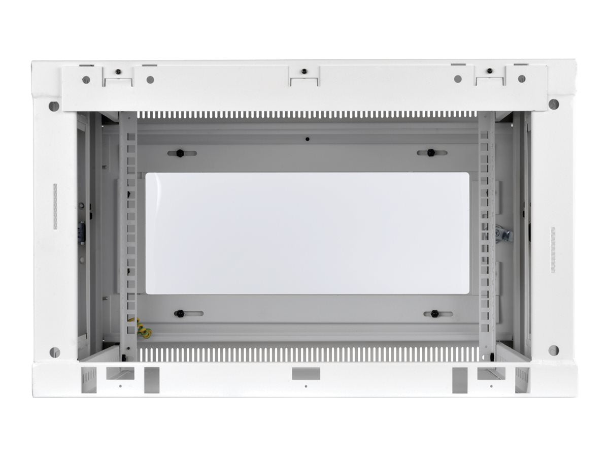 EATON TRIPPLITE 6U Wall Mount Rack Enclosure Server Cabinet White w/ Acrylic Glass Door Rack cabinet wall mountable white 6U 19
