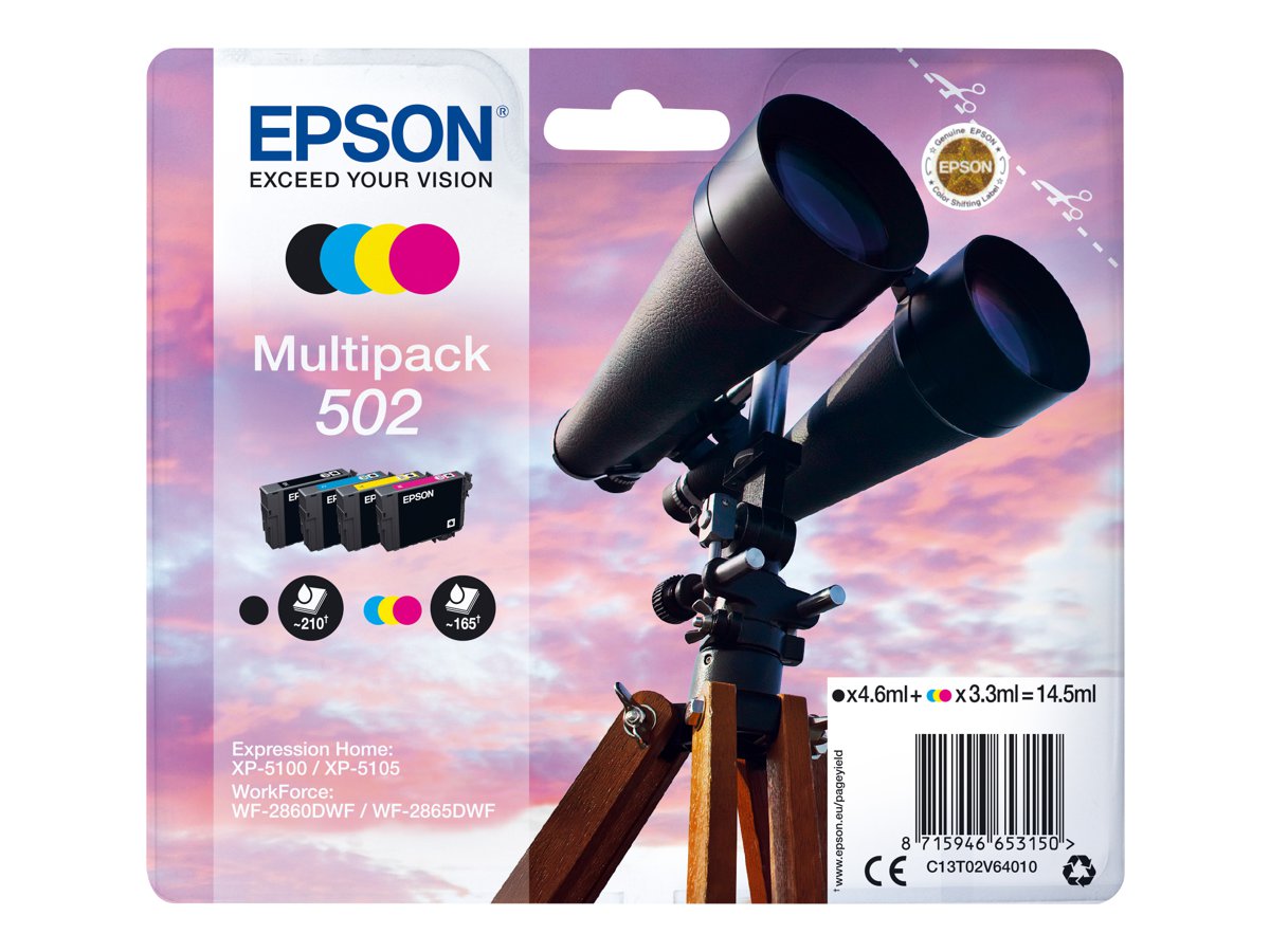 EPSON 1LB Multipack 4-colours 502 Ink Verpackung
