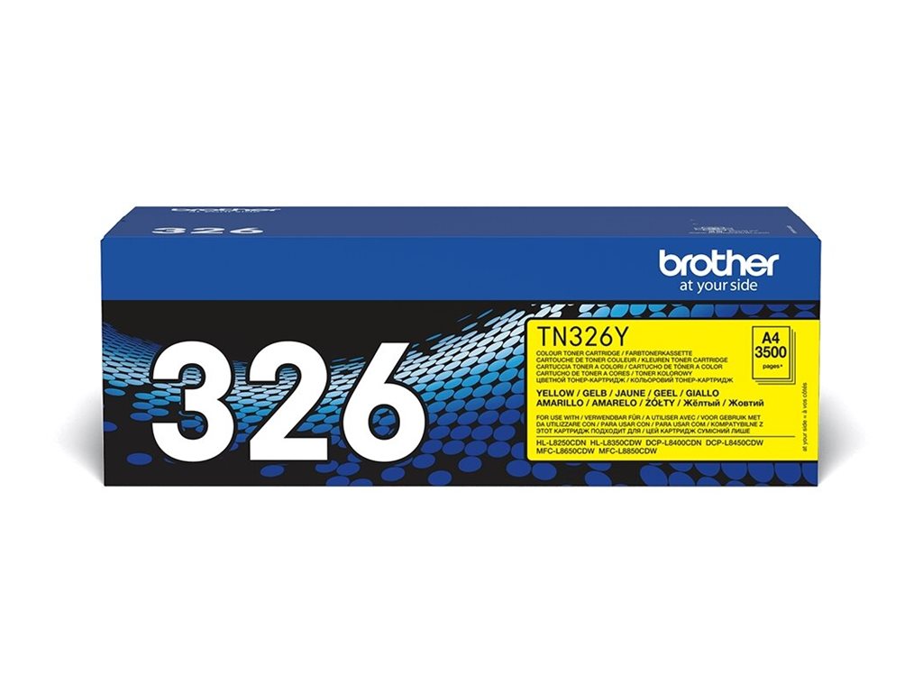 BROTHER TN-326Y Toner gelb Vorderansicht