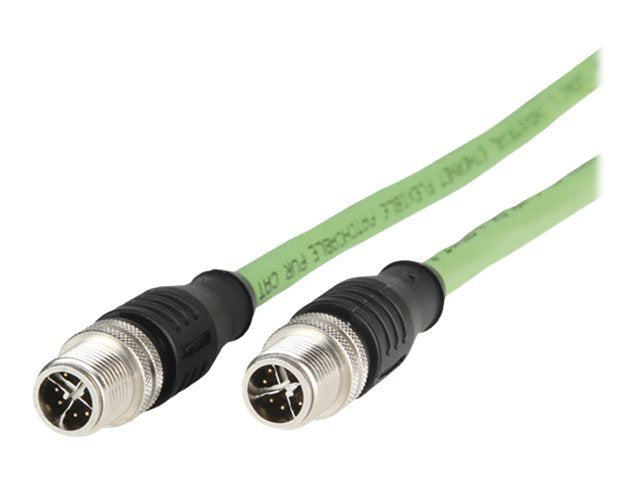 METZ CONNECT Verbindungsleitung M12 ST-M12 ST 8-pol X-kodiert gerade-gerade 5m - Vorderansicht
