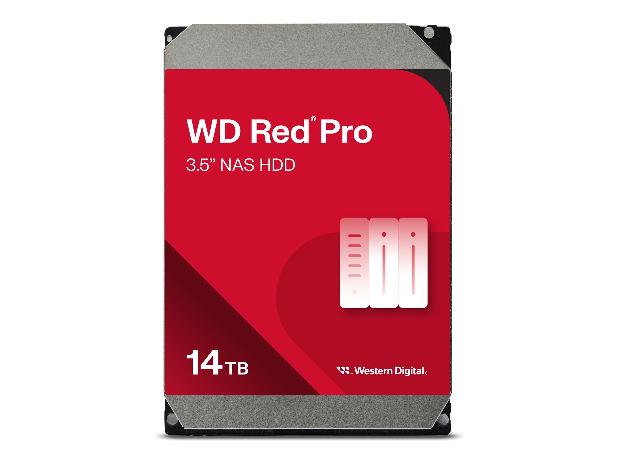 WD Red Pro 14TB interne HDD Vorderansicht