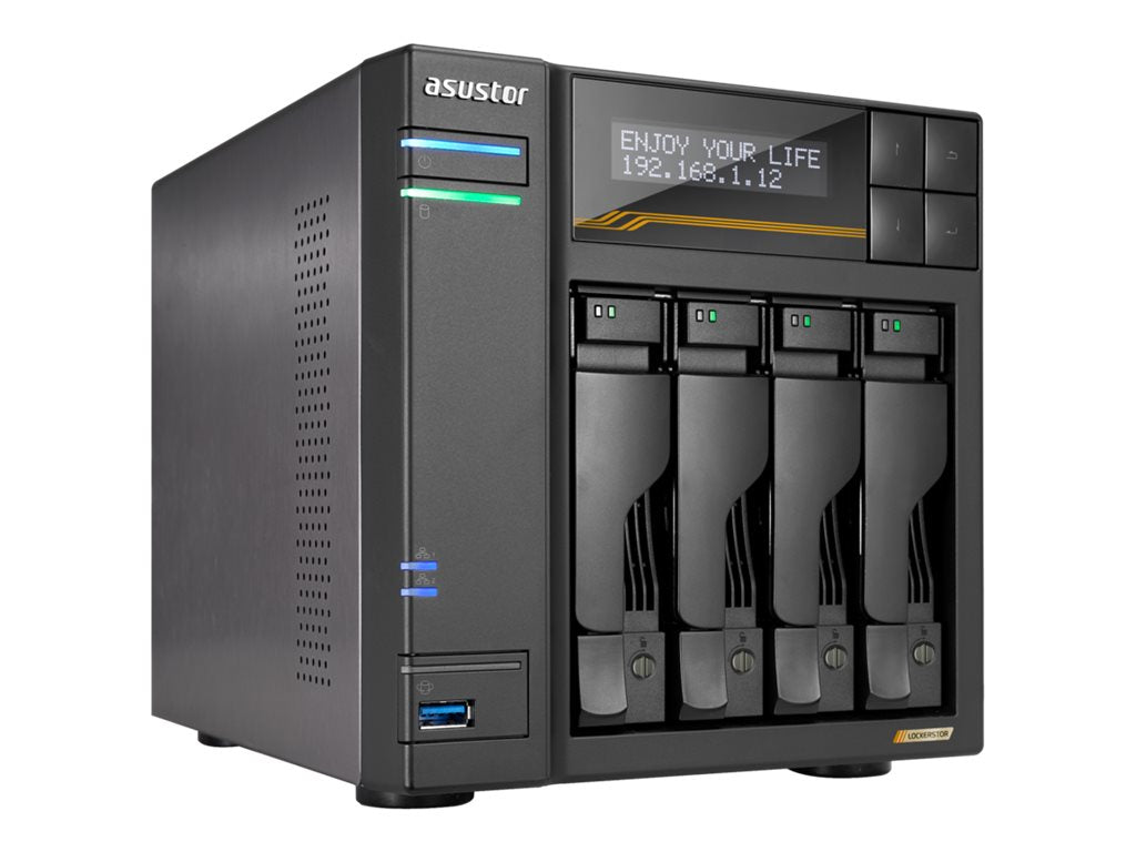 ASUSTOR AS6804T NAS-Server Vorderansicht