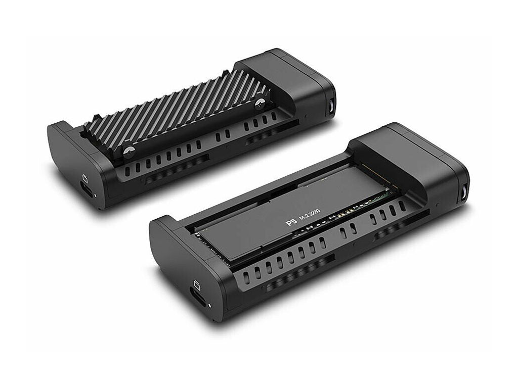 LINDY USB4 NVMe M.2 SSD Gehäuse Detailansicht