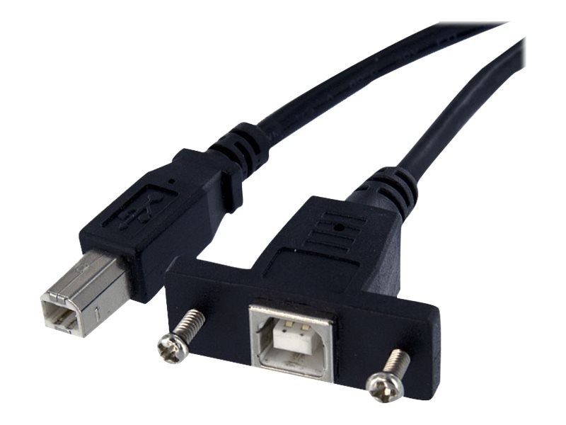 STARTECH.COM 1 ft Panel Mount USB Cable B to B - F/M Anschlussansicht