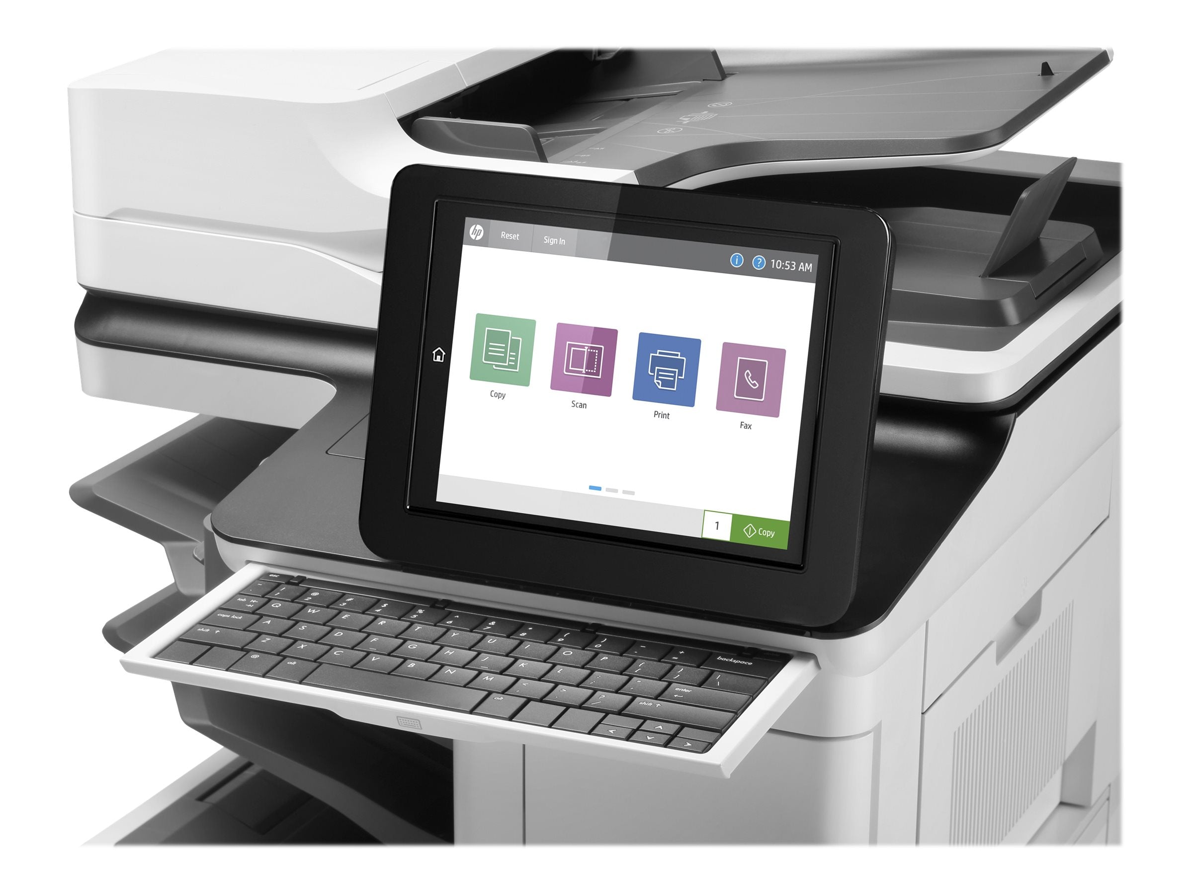 HP LaserJet Enterprise Flow MFP M636z Vorderansicht