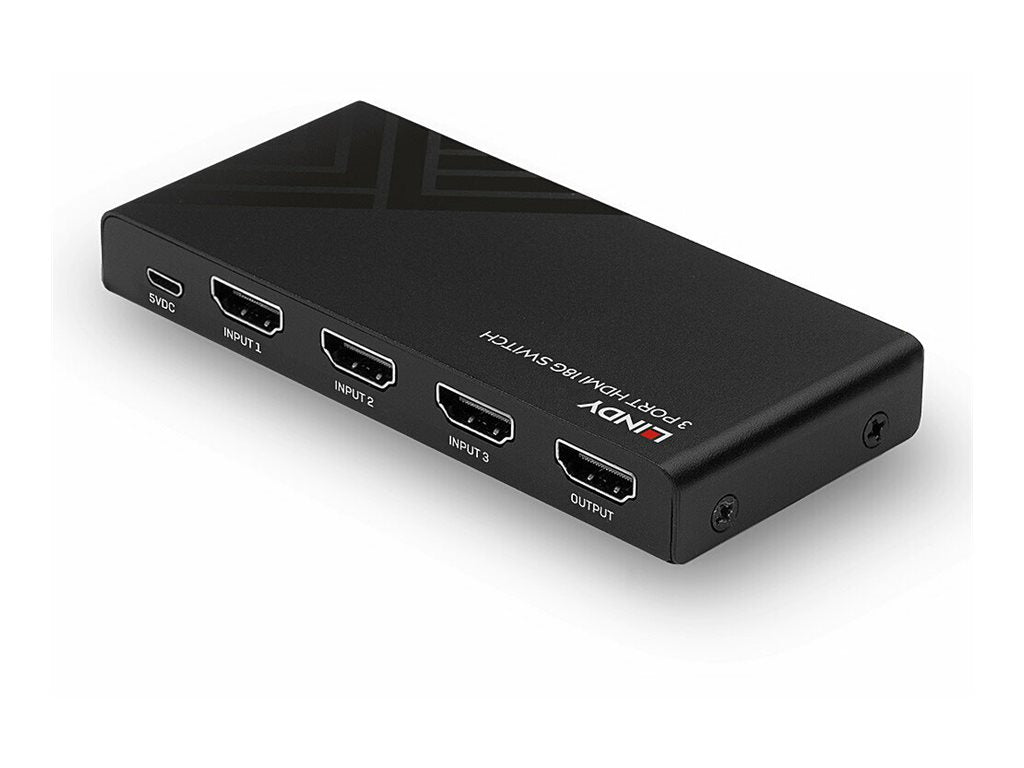 LINDY 3 Port HDMI 18G Switch - Verpackung