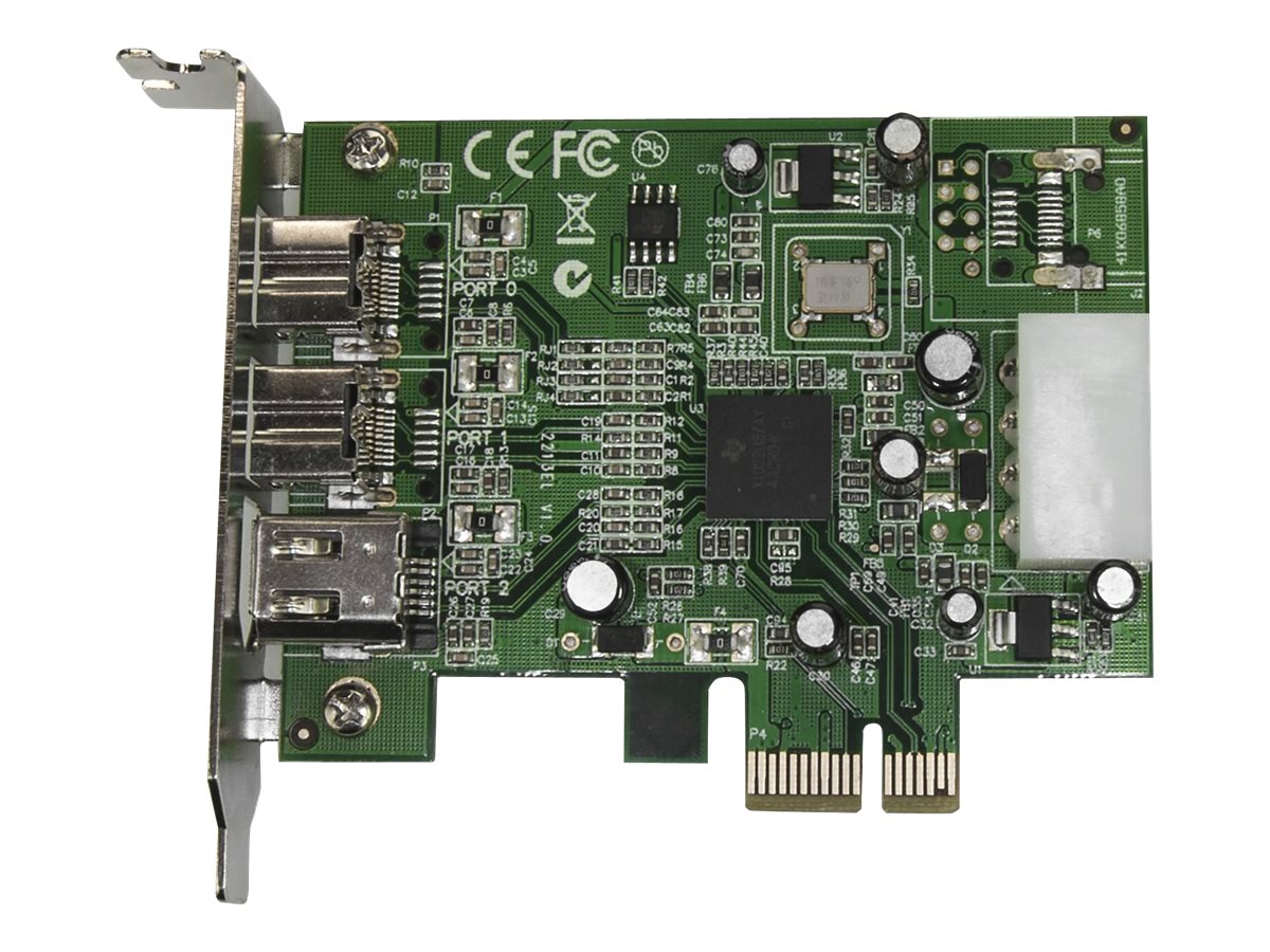 STARTECH.COM 3 Port 800+400 FireWire PCI Express Schnittstellen Combo Karte - Verpackung