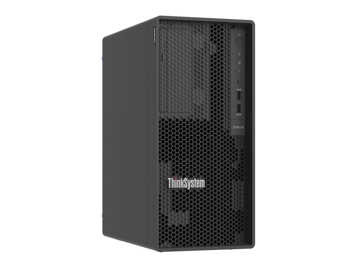 LENOVO ISG Thinksystem ST50 V3 Tower-Server Vorderansicht