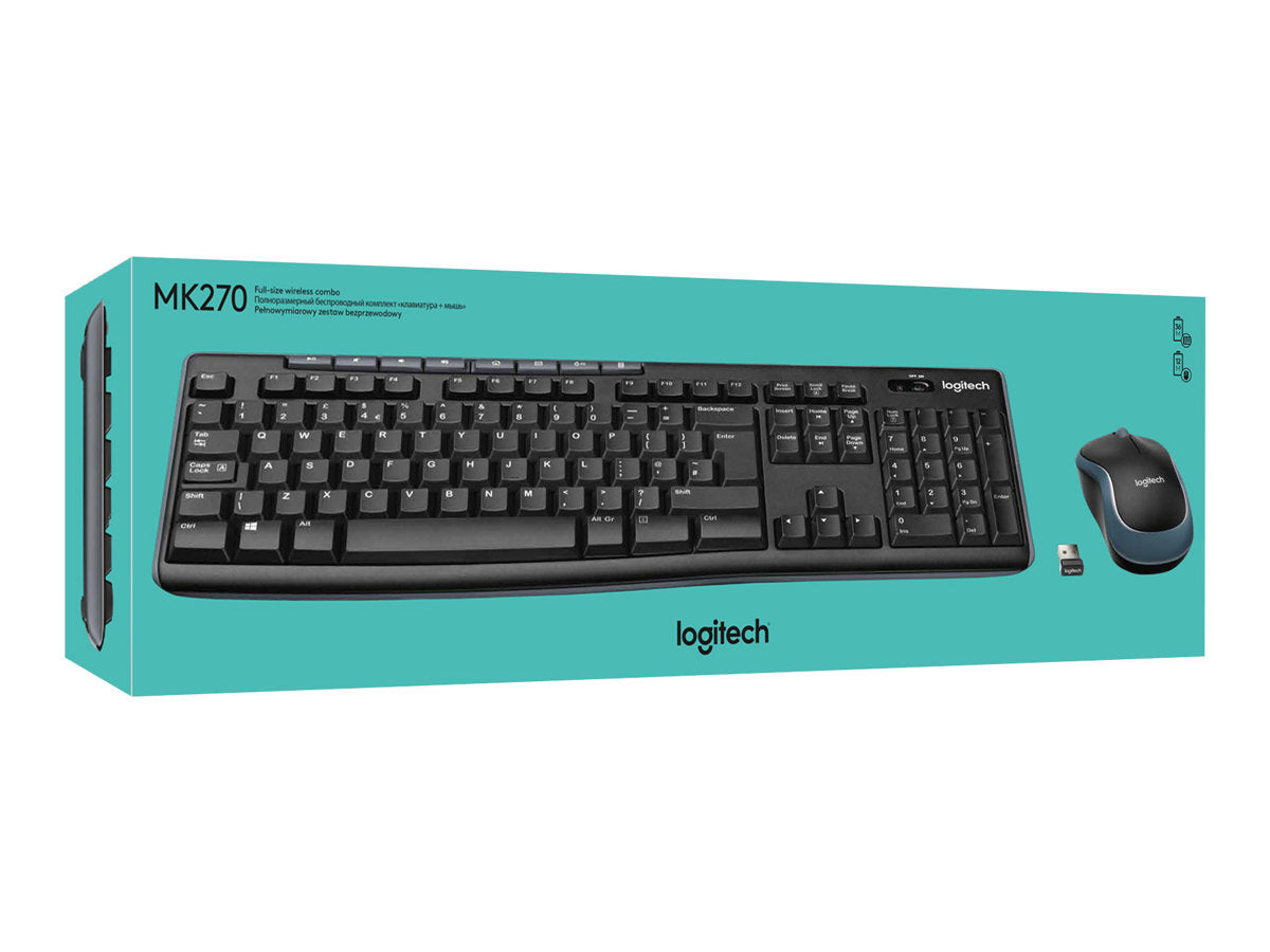 LOGITECH MK270 Wireless Combo Maus und Tastatur