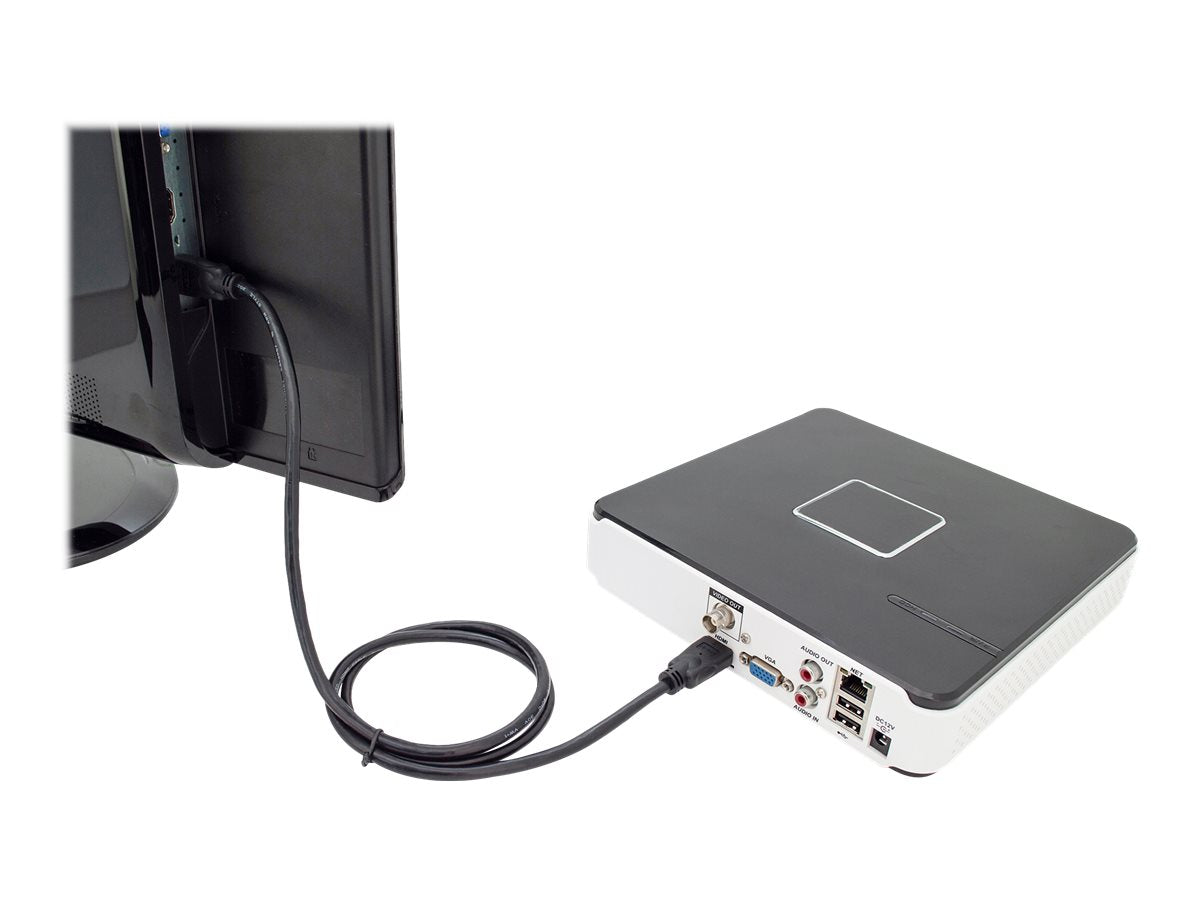 DIGITUS HDMI High Speed Anschlusskabel Typ A St/St 5.0m Vorderansicht