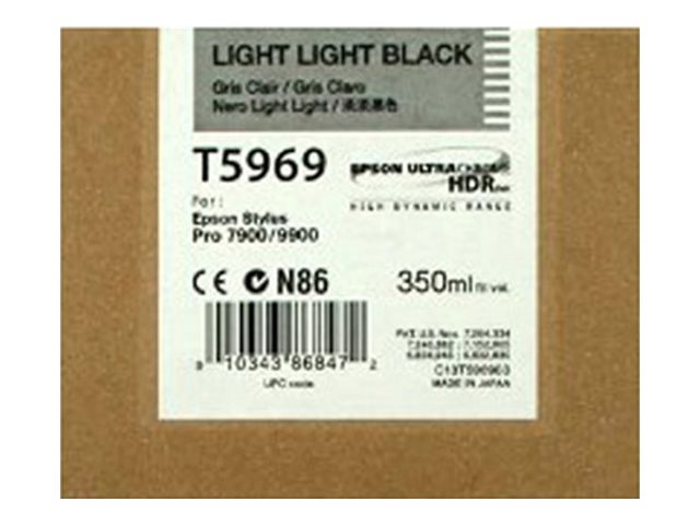 EPSON T5969 Tintenpatrone light light black Verpackung