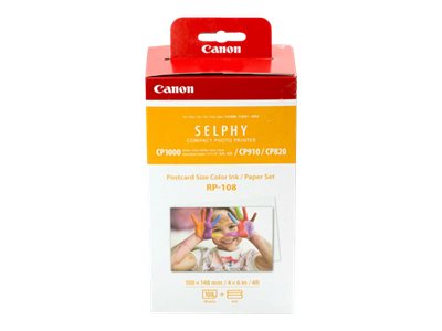 CANON RP-108 Ink Cassette/Paper Set Verpackung
