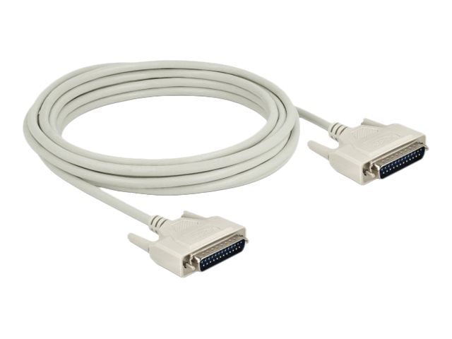 DELOCK Serielles Kabel D-Sub 25 Stecker zu Stecker 5m - Vorderansicht