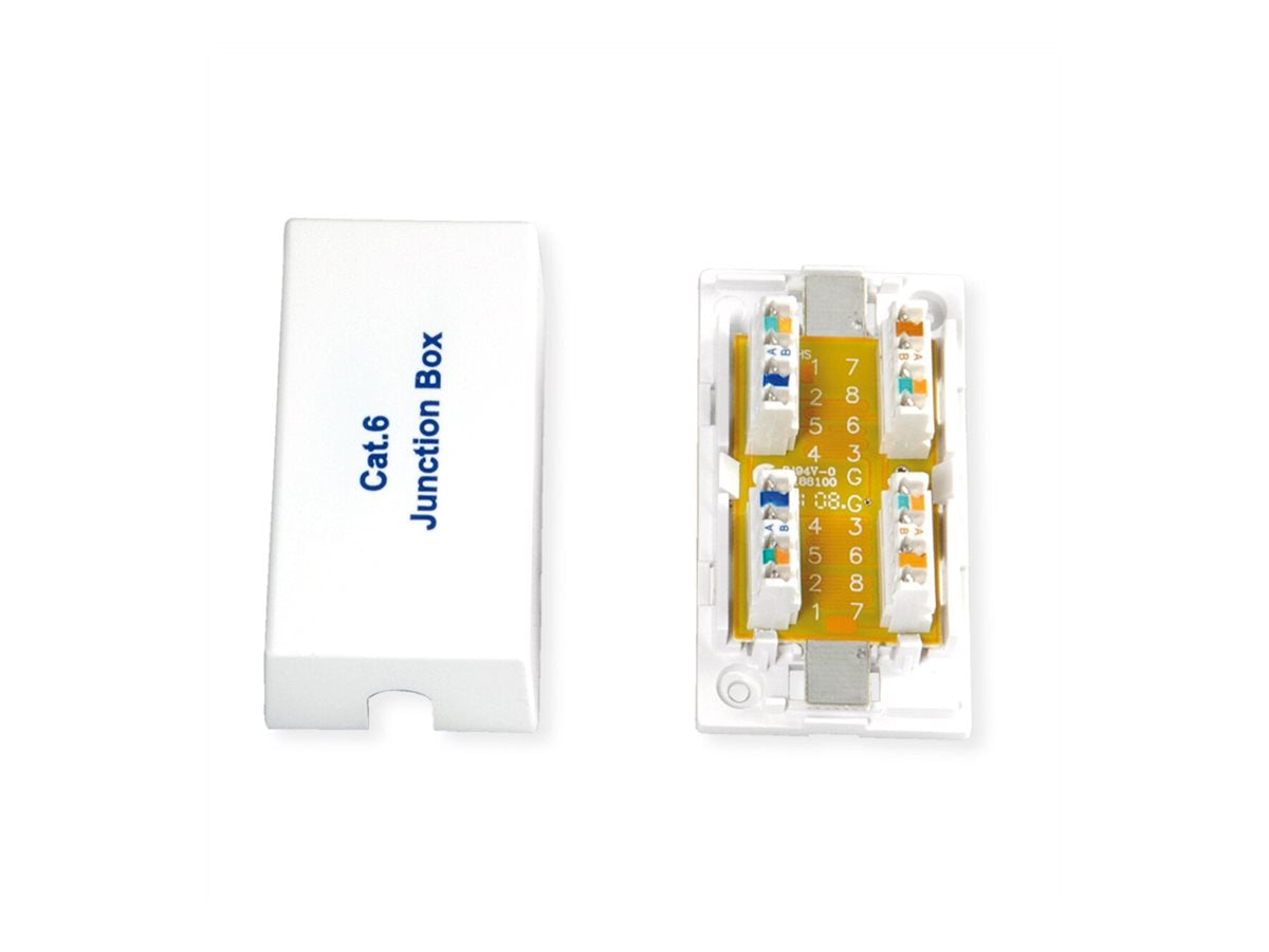 ROLINE Junction Box Kat.6 Class E UTP Vorderansicht