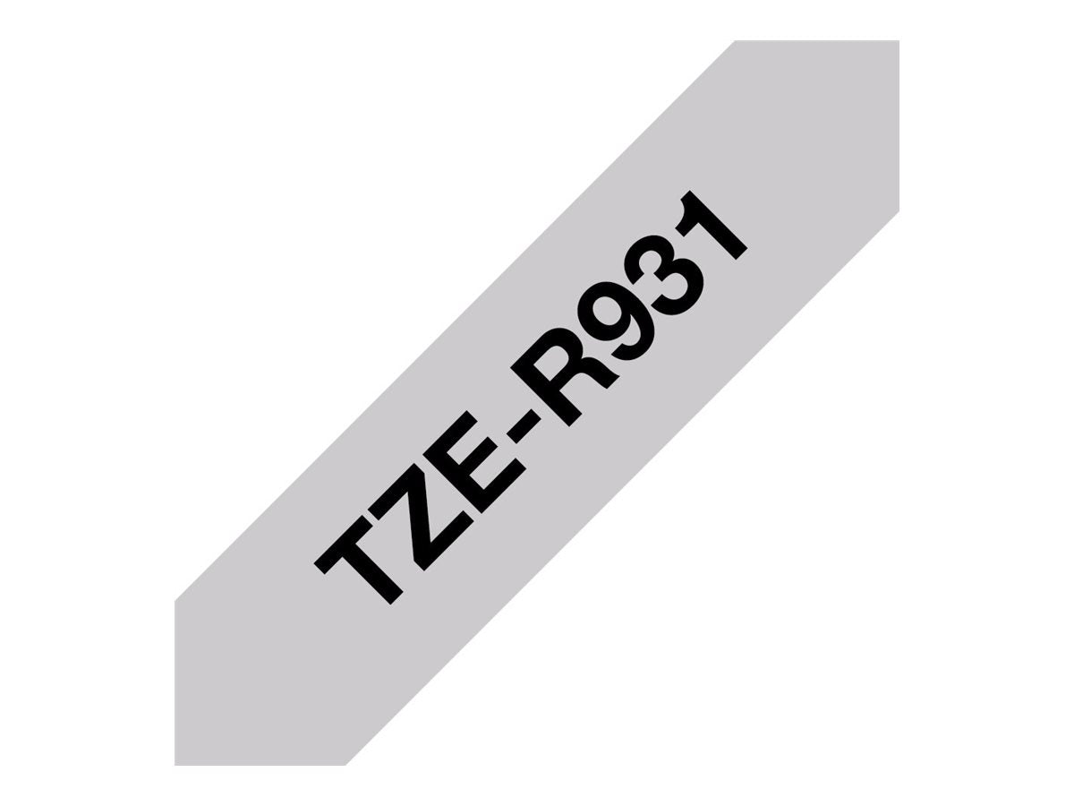 BROTHER P-Touch 12mm light grey/gold ribbon tape Verpackung