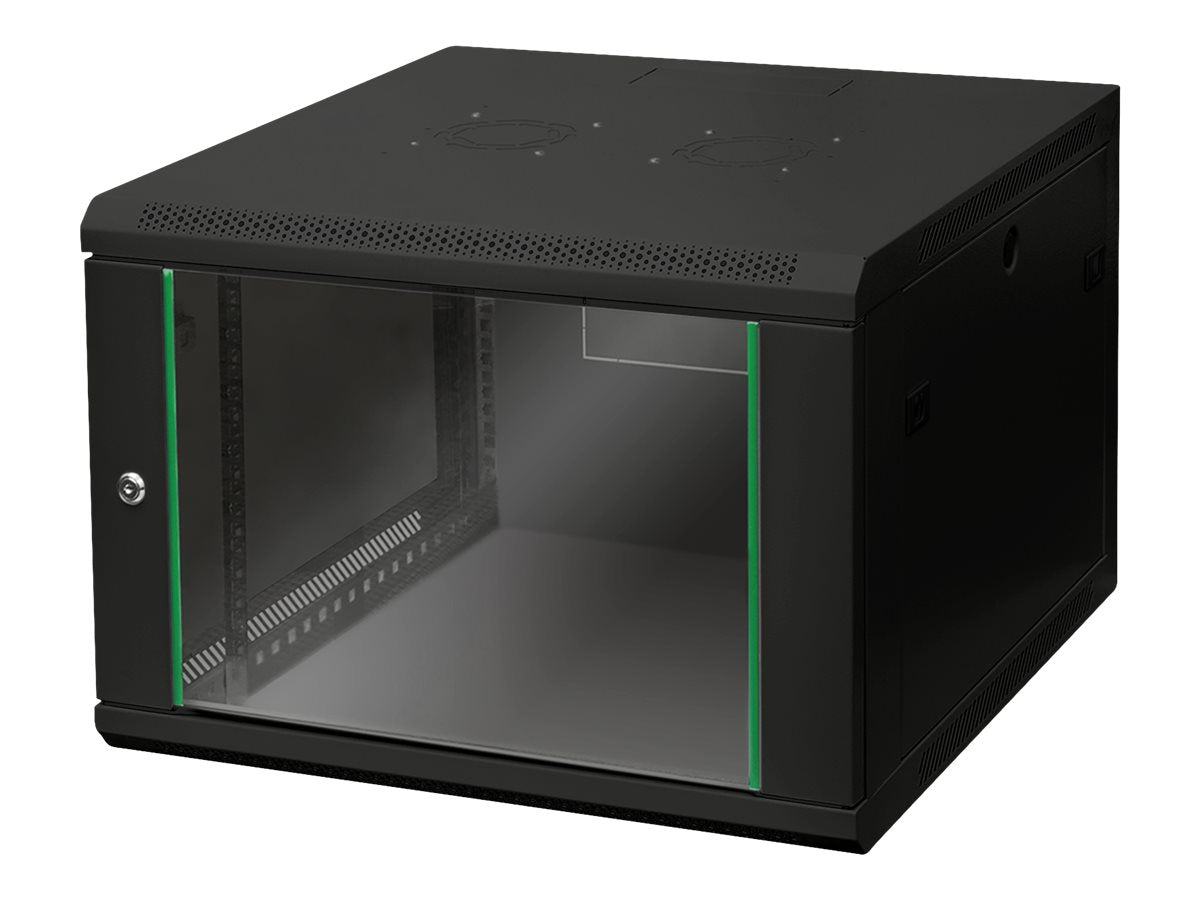 DIGITUS DN-19 07U-6/6-EC-SW Wandgehäuse Vorderansicht