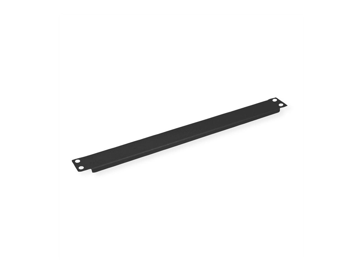 VALUE 48,26cm 19Zoll-Blindplatte 1 HE schwarz - Verpackung