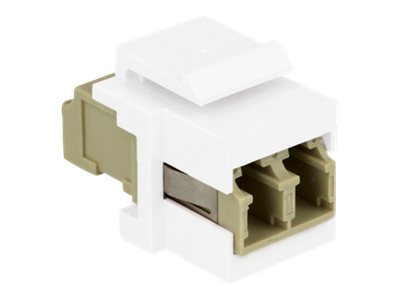 DELOCK Keystone LC Duplex Buchse > Buchse MM - Vorderansicht