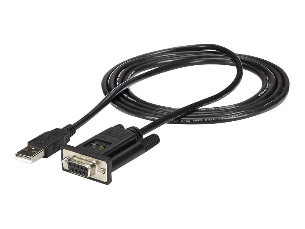 STARTECH.COM 1 Port USB to Null Modem RS232 DB9 Serial DCE Adapter Cable - Detailansicht