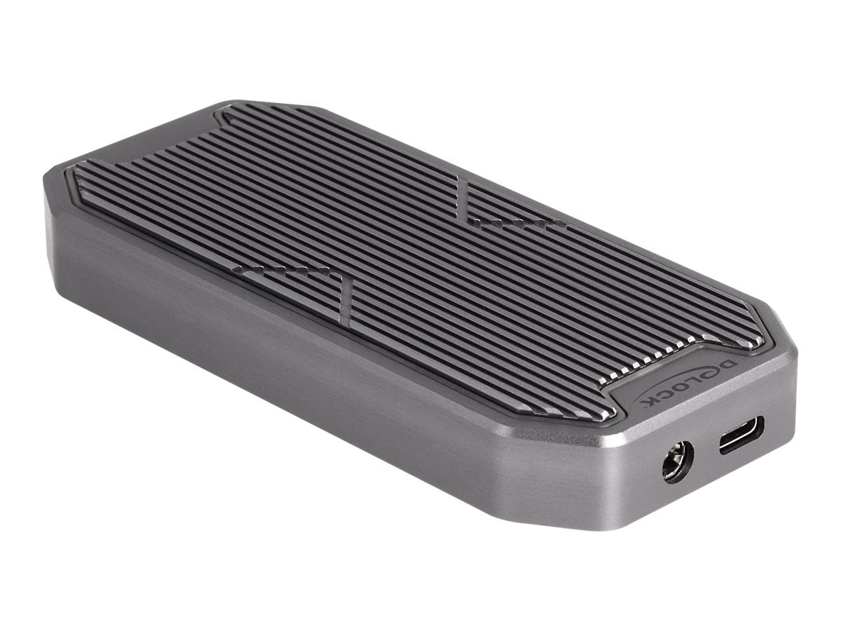 DELOCK Externes Gaming Gehäuse M.2 NVMe PCIe SSD - Vorderansicht