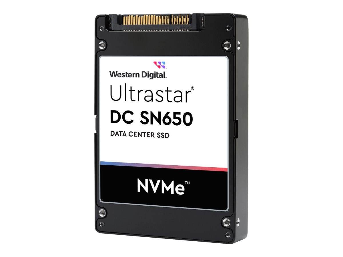 Vorderansicht der WESTERN DIGITAL Ultrastar DC SN650 U.3 15MM 15360GB SSD