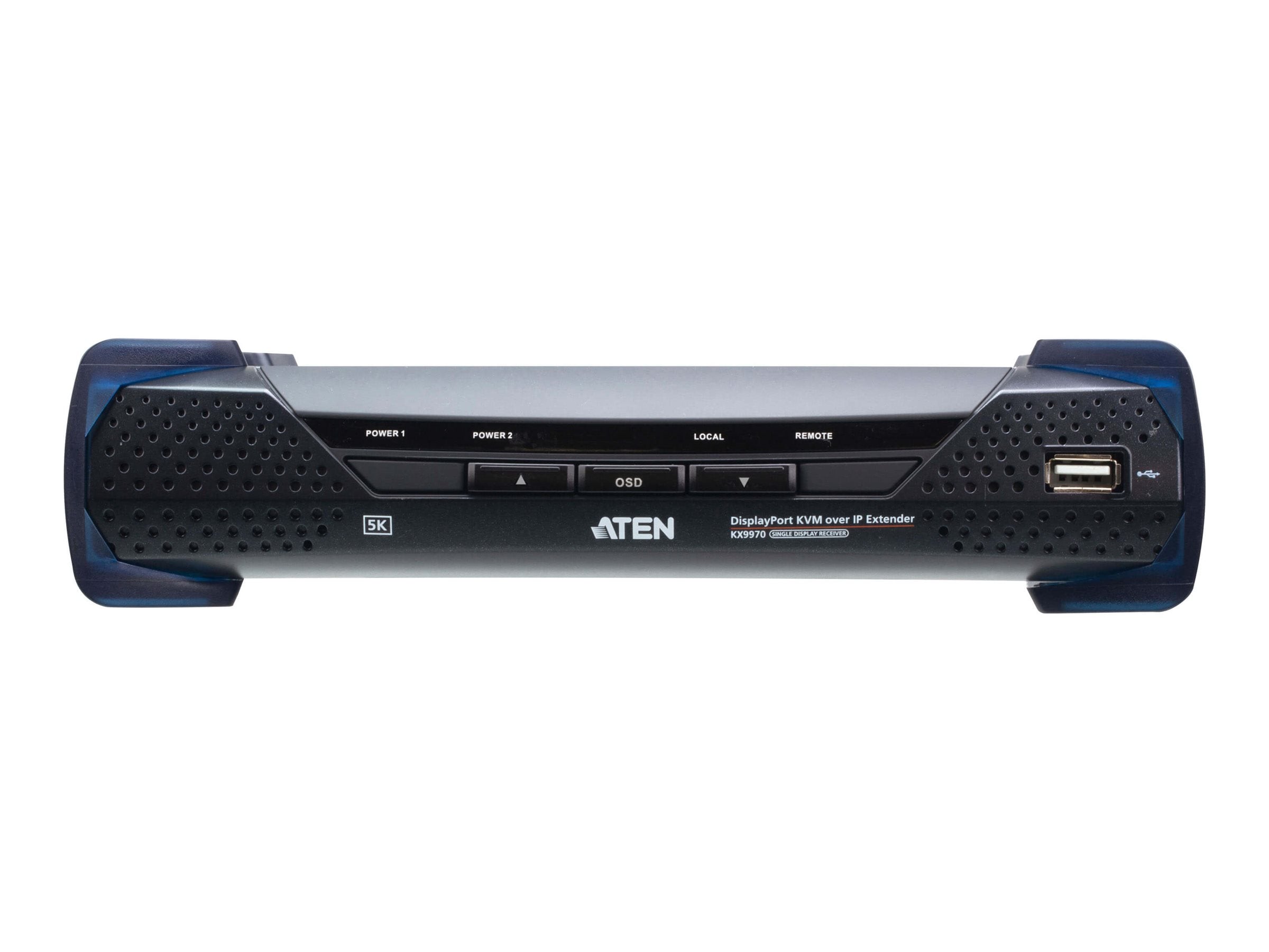 ATEN KX9970R 5K DisplayPort KVM over IP Empfänger - Vorderansicht