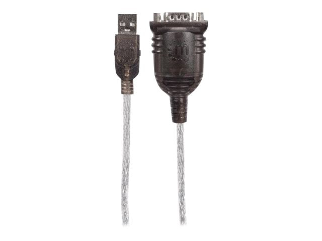 MANHATTAN USB RS232 Seriell Konverter Verbindet ein serielles Geraet mit dem USB Port FTDI FT232RL-Chipsatz 0